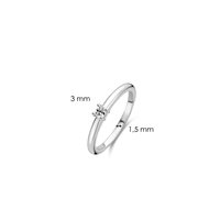 Anello Ti Sento Milano Donna in Argento Cubic Zirconia 12211ZI/50 - 12211ZI/50